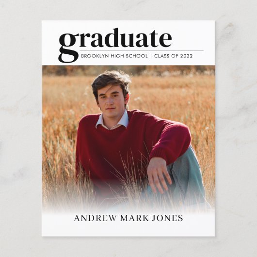 Budget Unieke Afstudeerder 2 Aankondiging van het (Voorkant)