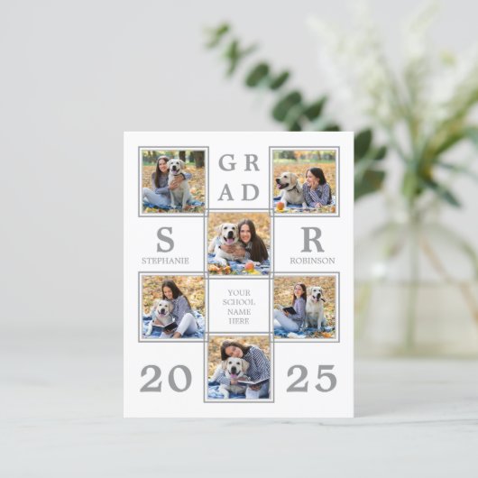 Budget Unieke Uitnodiging van het Afstuderen van h (Staand voorkant)