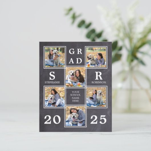 Budget Unieke Uitnodiging van het Afstuderen van h (Staand voorkant)