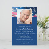 Budget US Flag Veteran Memorial Service (Staand voorkant)