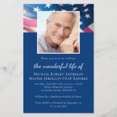 Budget US Flag Veteran Memorial Service (Voorkant)