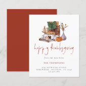 Budget ustige Gelukkig Thanksgiving vanuit New Hom (Voorkant / Achterkant)