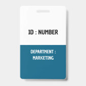 BUDGET UW WERKNEMER AANPASSEN BADGE (Achterkant)