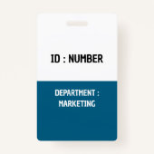 BUDGET UW WERKNEMER AANPASSEN BADGE (Achterkant)