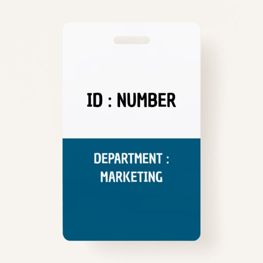 BUDGET UW WERKNEMER AANPASSEN BADGE (Achterkant)