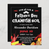 BUDGET VADERDAG Crawfish boil nodiging (Voorkant / Achterkant)