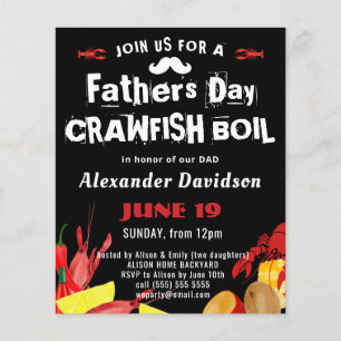 BUDGET VADERDAG Crawfish boil nodiging