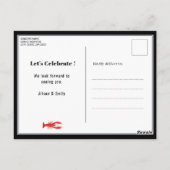 BUDGET VADERDAG Crawfish boil nodiging Briefkaart (Achterkant)