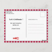 BUDGET Vaderdag Crawfish Boil Party Briefkaart (Achterkant)