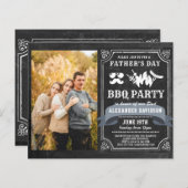 BUDGET Vaderdag Foto BBQ Party nodigt uit (Voorkant / Achterkant)
