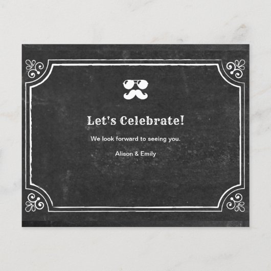 BUDGET Vaderdag Foto BBQ Party nodigt uit (Achterkant)