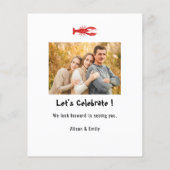 BUDGET Vaderdag Foto Crawfish Boil Uitnodiging (Achterkant)