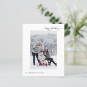 Budget Vakantie 2 Foto Modern Minimal 2024 Kaart (Staand voorkant)