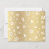 Budget Vakantie Goud Groene Foto Vrede Liefde Kaar (Achterkant)