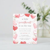 Budget Valentijn Sweetheart Hearts Baby shower (Staand voorkant)