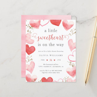 Budget Valentijn Sweetheart Hearts Baby shower