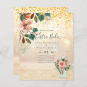 budget van Spaanse bruiloft in vitacions Burgundy (Voorkant / Achterkant)