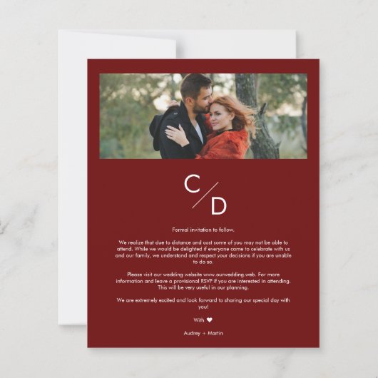 Budget Vellum Gradient Transparent Overlay Photo (Achterkant)