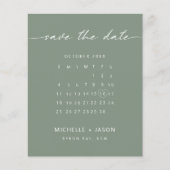 BUDGET vergaderrooster Opslaan van uitnodiging Dat Flyer (Voorkant)