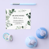 Budget verhuisbericht Eucalyptus groen Flyer (Enkel)