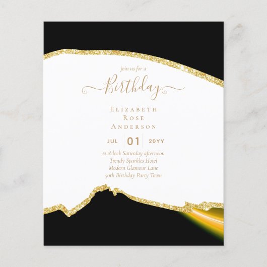 BUDGET VERJAARDAGS UITNODIGING ELKE 16 18 21ste 40 (Voorkant)