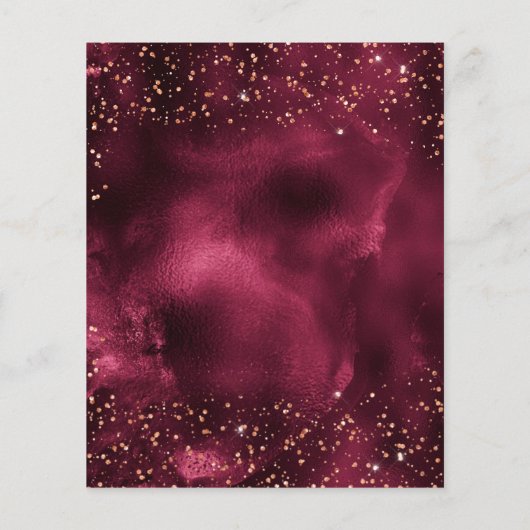 Budget verjaardagsdagsdagsdaginguitnodiging (Achterkant)