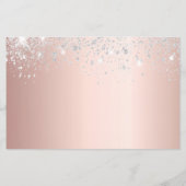 Budget verjaardagsdatum roos gold Silver behalve d (Achterkant)