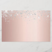 Budget verjaardagsdatum roos gold Silver behalve d (Achterkant)