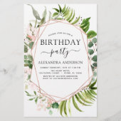 Budget Verjaardagsfeest Eucalyptus Botanisch (Voorkant)