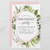 Budget Verjaardagsfeest Eucalyptus Botanisch (Voorkant / Achterkant)