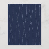 Budget Verjaardagsfeest Uitnodiging - Zilver, Mari Flyer (Achterkant)