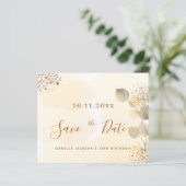 Budget verjaardagsgoud eucalyptus herfst behalve d (Staand voorkant)