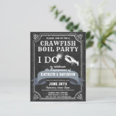 BUDGET Verloving 4 Foto Crawfish Party nodigt uit (Staand voorkant)