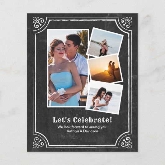 BUDGET Verloving 4 Foto Crawfish Party nodigt uit (Achterkant)