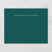 BUDGET Verloving Foto BLAUWGROEN Abstract SAVE DAT (Achterkant)