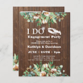 BUDGET Verloving Foto Crawfish Boil Party nodigt u (Voorkant / Achterkant)