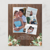 BUDGET Verloving Foto Crawfish Boil Party nodigt u (Achterkant)