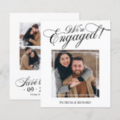 Budget Verlovingsaankondiging Save The Date Foto (Voorkant / Achterkant)