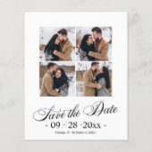 Budget Verlovingsaankondiging Save The Date Foto (Achterkant)