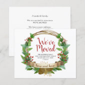 Budget Verplaatst Kerstmis Wreating Holiday Moving (Voorkant / Achterkant)