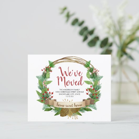 Budget Verplaatst Kerstmis Wreating Holiday Moving (Staand voorkant)