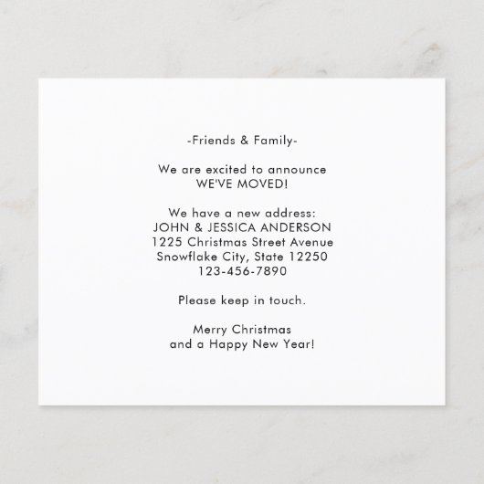 Budget Verplaatst Kerstmis Wreating Holiday Moving (Achterkant)