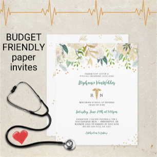 Budget Verpleegster Pinning Afstuderen Wit Goud Bl