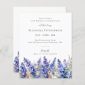 BUDGET VERRASSING 50e verjaardag juli Geboortebloe (Voorkant / Achterkant)