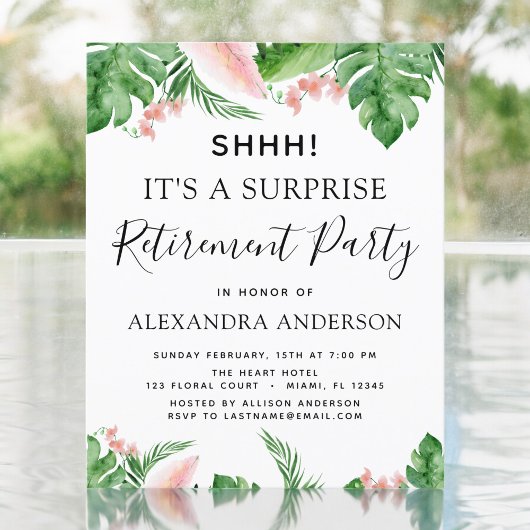 Budget Verrassingsfeestje Tropisch