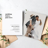 BUDGET Vet Monogram Casual Foto Bruiloft