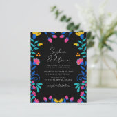 Budget Vibrant Mexicaanse Floral Fiesta bruiloft (Staand voorkant)