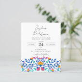 Budget Vibrant Mexicaanse Floral Fiesta bruiloft (Staand voorkant)