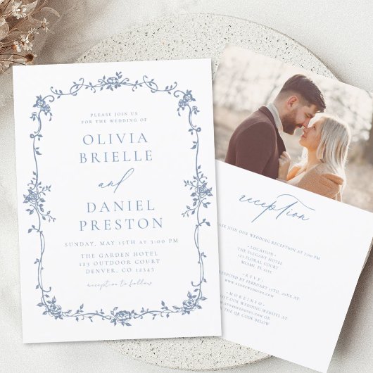 Budget Victoriaans Franse foto Alles in één bruilo