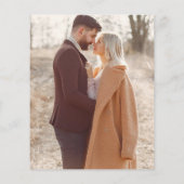 Budget Victoriaans Franse Foto Sage Green Wedding Flyer (Achterkant)